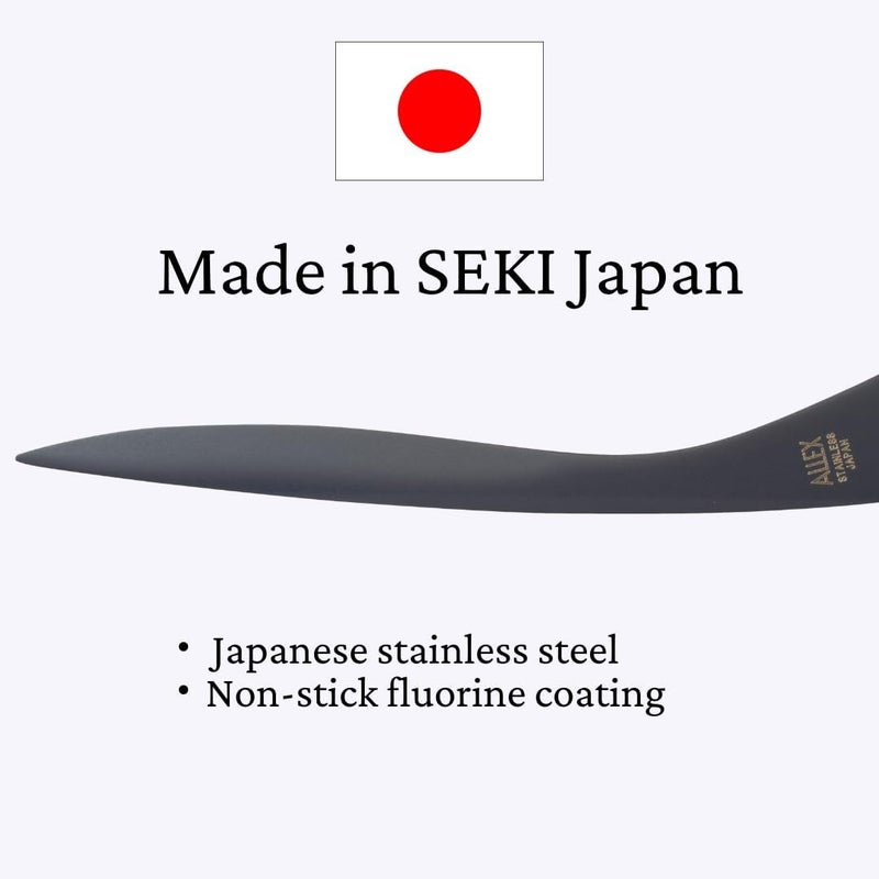 ALLEX\アレックス Letter Opener Black Yellow 6.7" Sword Envelope Opener Knife, Japanese Stainless Steel Blade [Non-Stick Fluorine Coating], Mail Opener Paper Knife Tool All Metal, Made in Japan - Image 4